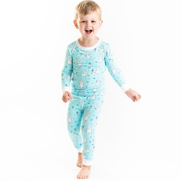 LS Mint Bunnies PJ Set